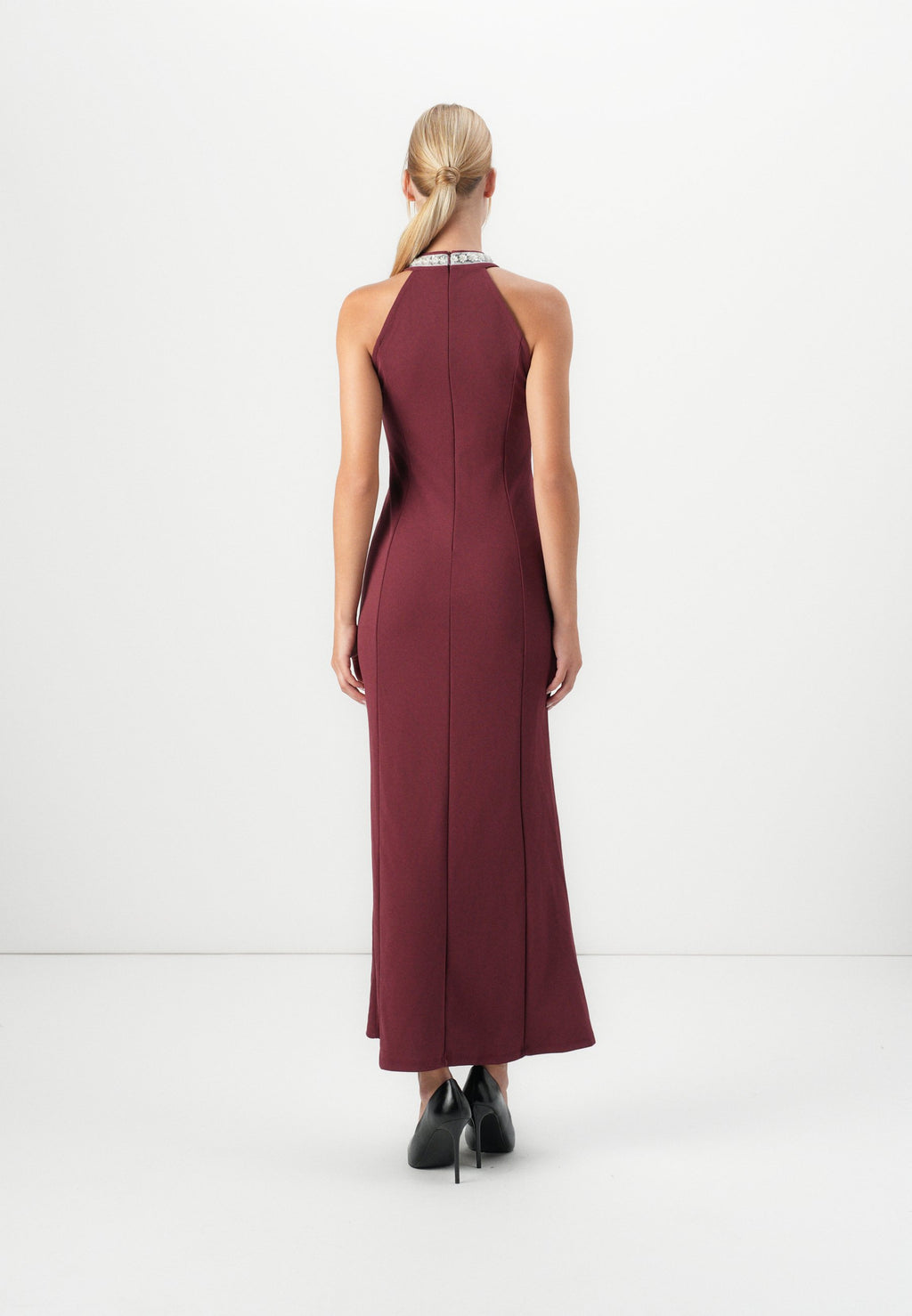 VILA VIVARA HALTER NECK ANKLE