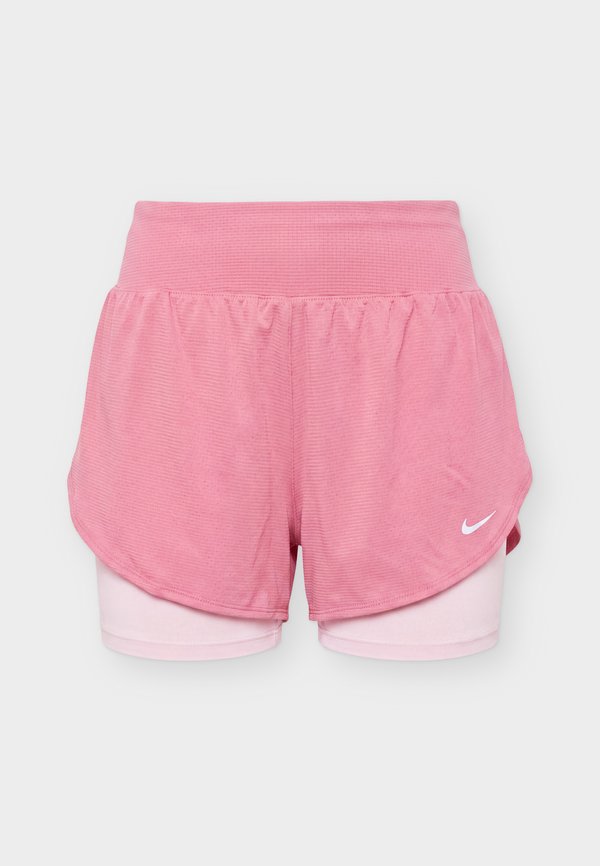 Nike Performance FLOW - 2-in-1 shorts - peony/pink foam