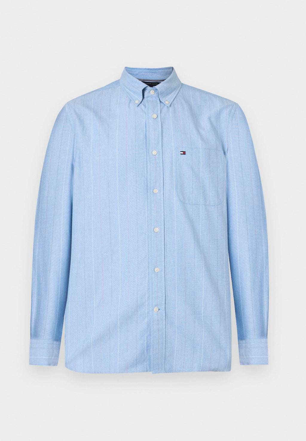 REGULAR FIT PINSTRIPE OXFORD SHIRT Media 1