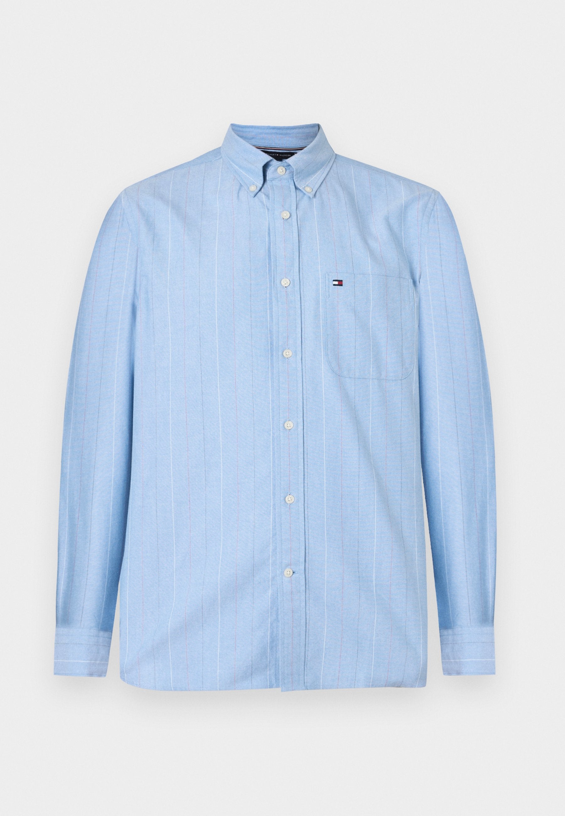 REGULAR FIT PINSTRIPE OXFORD SHIRT Media 1