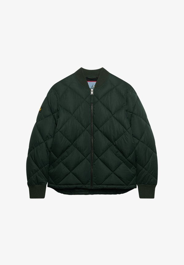 Superdry & Co SUPERDRY DIAMOND QUILT JACKET.. - Winter jacket - duffel bag green