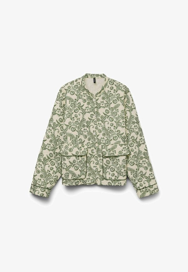 Vero Moda Quilted VMRITA Quilted - Light jacket - birch