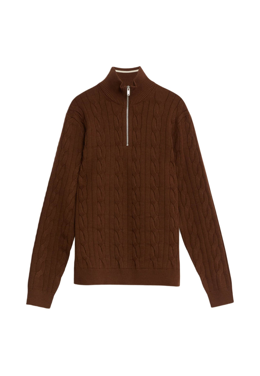 Marks & Spencer CABLE FUNNEL NECK