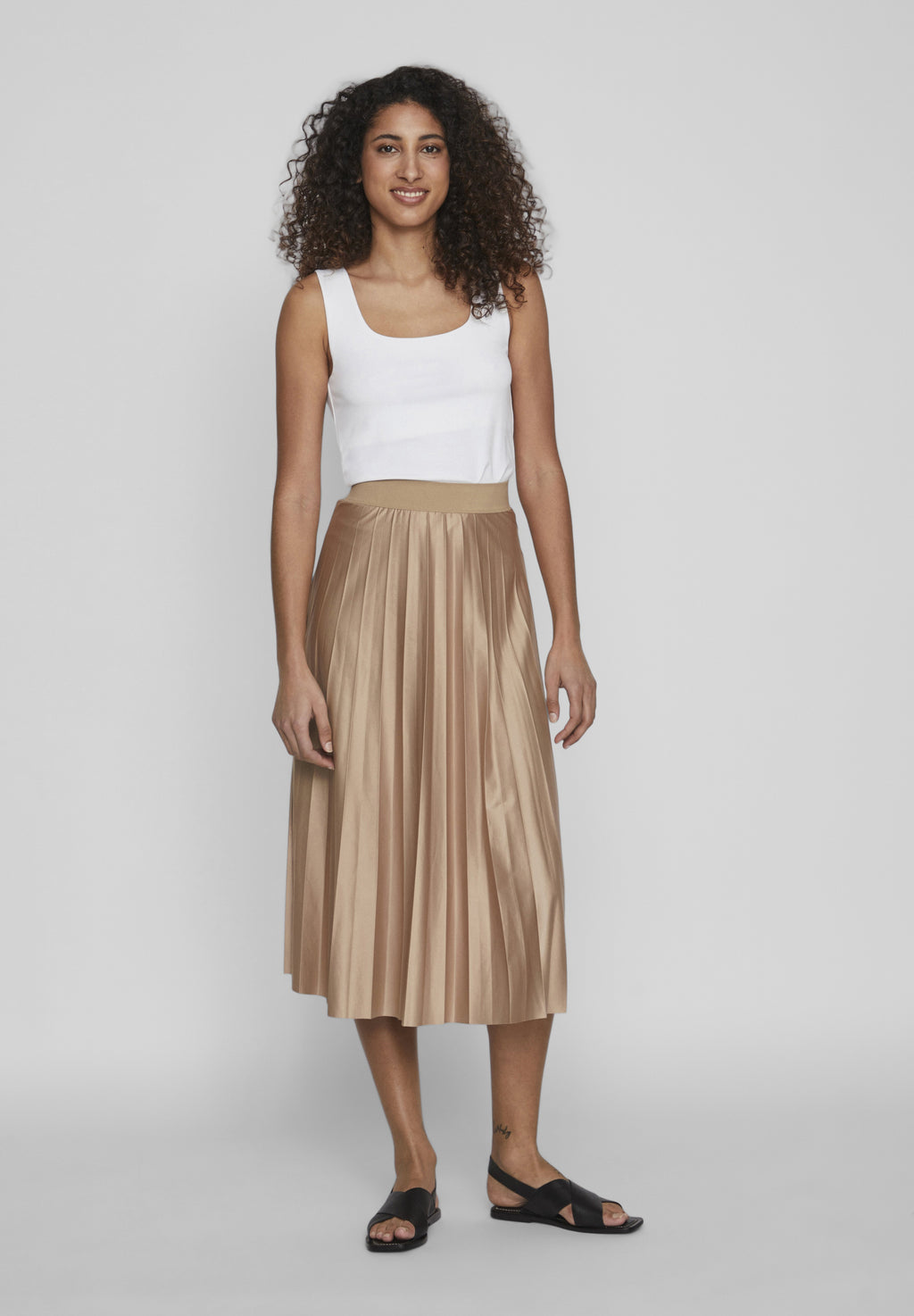 VILA VINITBAN MIDI SKIRT - NOOS