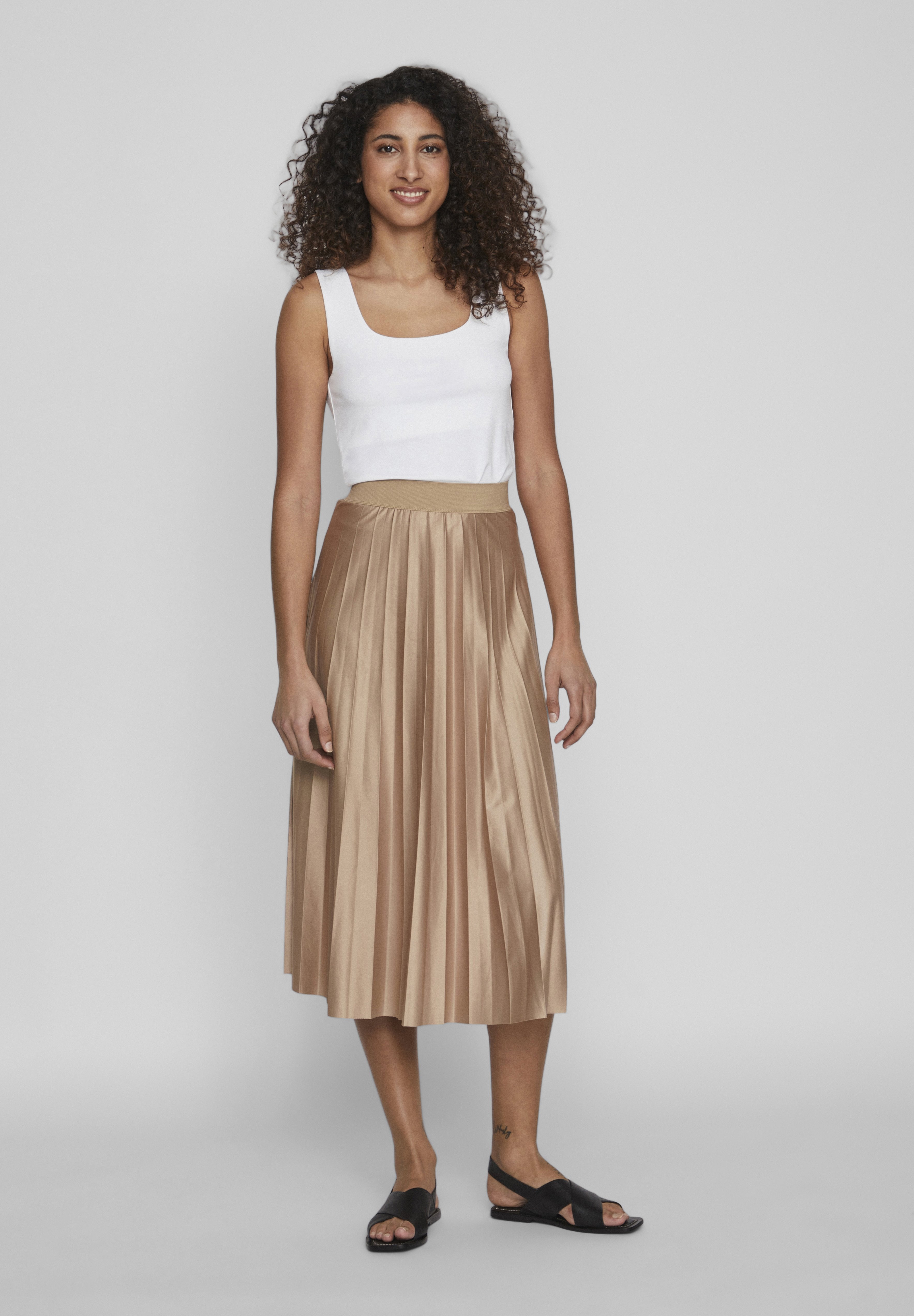 VILA VINITBAN MIDI SKIRT - NOOS