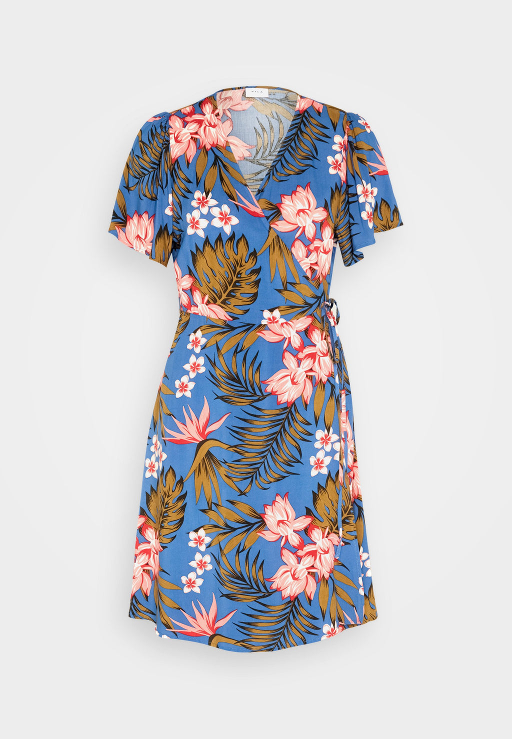 VILA VIMAYA WRAP SHORT DRESS