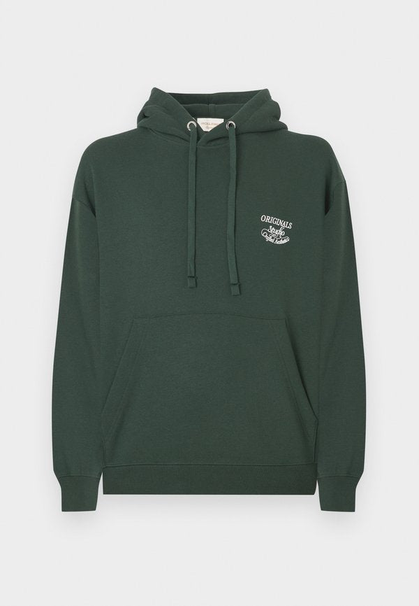 Jack & Jones JORNIAGARA TYPO HOOD - Sweatshirt - sycamore