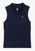 Even&Odd active TENNIS 1/4 ZIP SLEEVELESS TOP