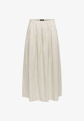 ONLY SKIRT ONLISOLA SKIRT LONG SKIRT - A-line skirt - oatmeal