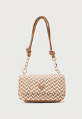 Guess TESSI FLAP SHOULDER  - Handbag - cognac