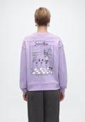 Marc O'Polo DENIM SWEATSHIRT, LSL, PRINT