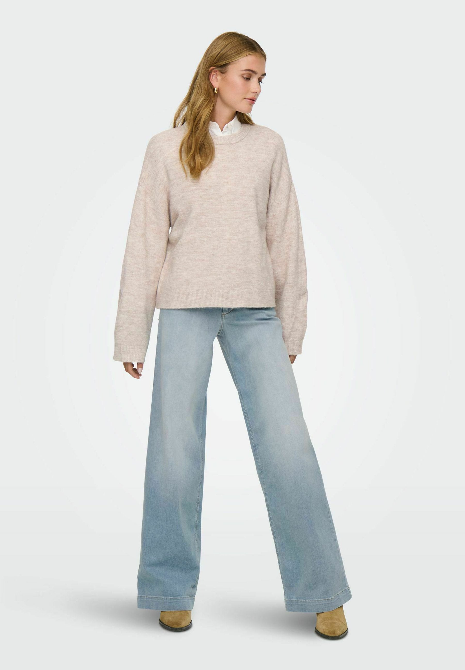 ONLY ONLSIMONI L/S O-NECK PULLOVER KNT NOOS