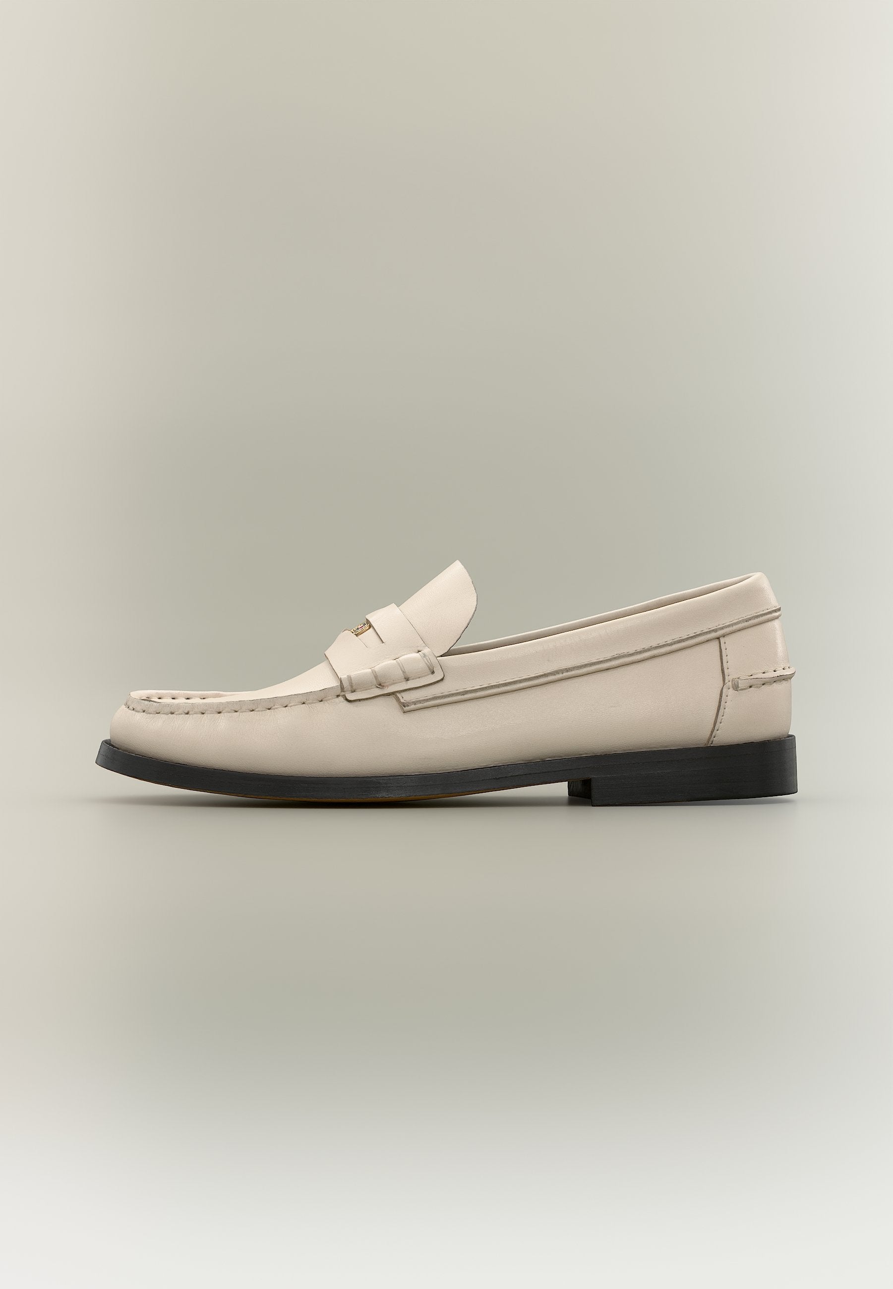 LEATHER PENNY LOAFERS Media 1