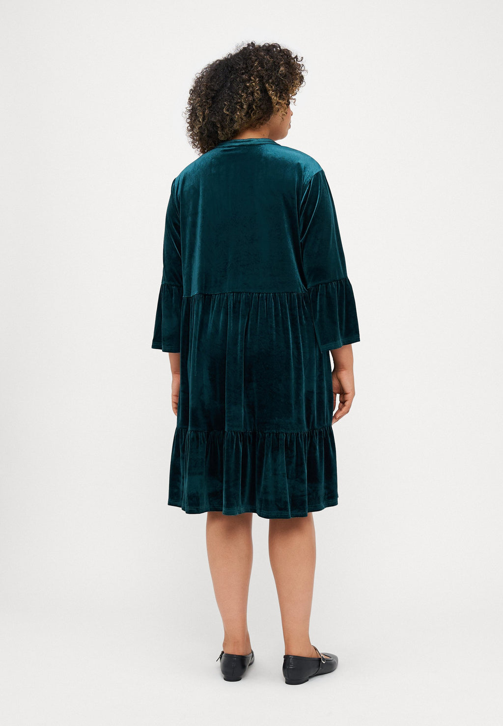 CARISANA 3/4 KNEE DRESS Media 4
