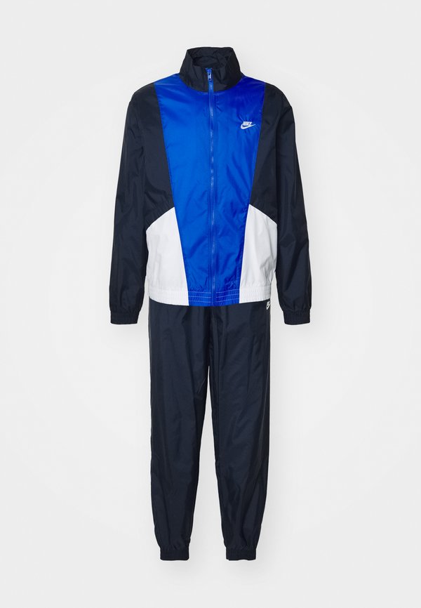 Nike Sportswear M NK CLUB WVN TRK SUIT SET - Tracksuit - obsidian/white/game royal