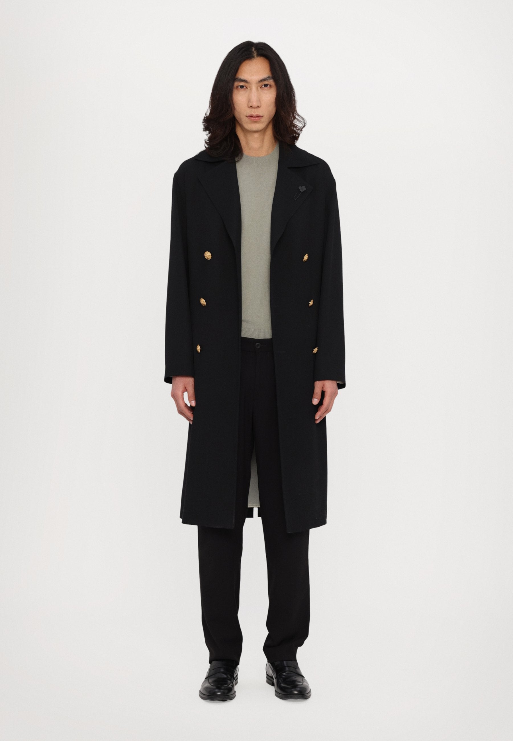 Essential Collective TAPERED PLEATED TROUSERS