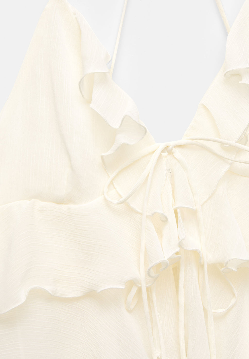 PULL&BEAR RUFFLED STRAPPY