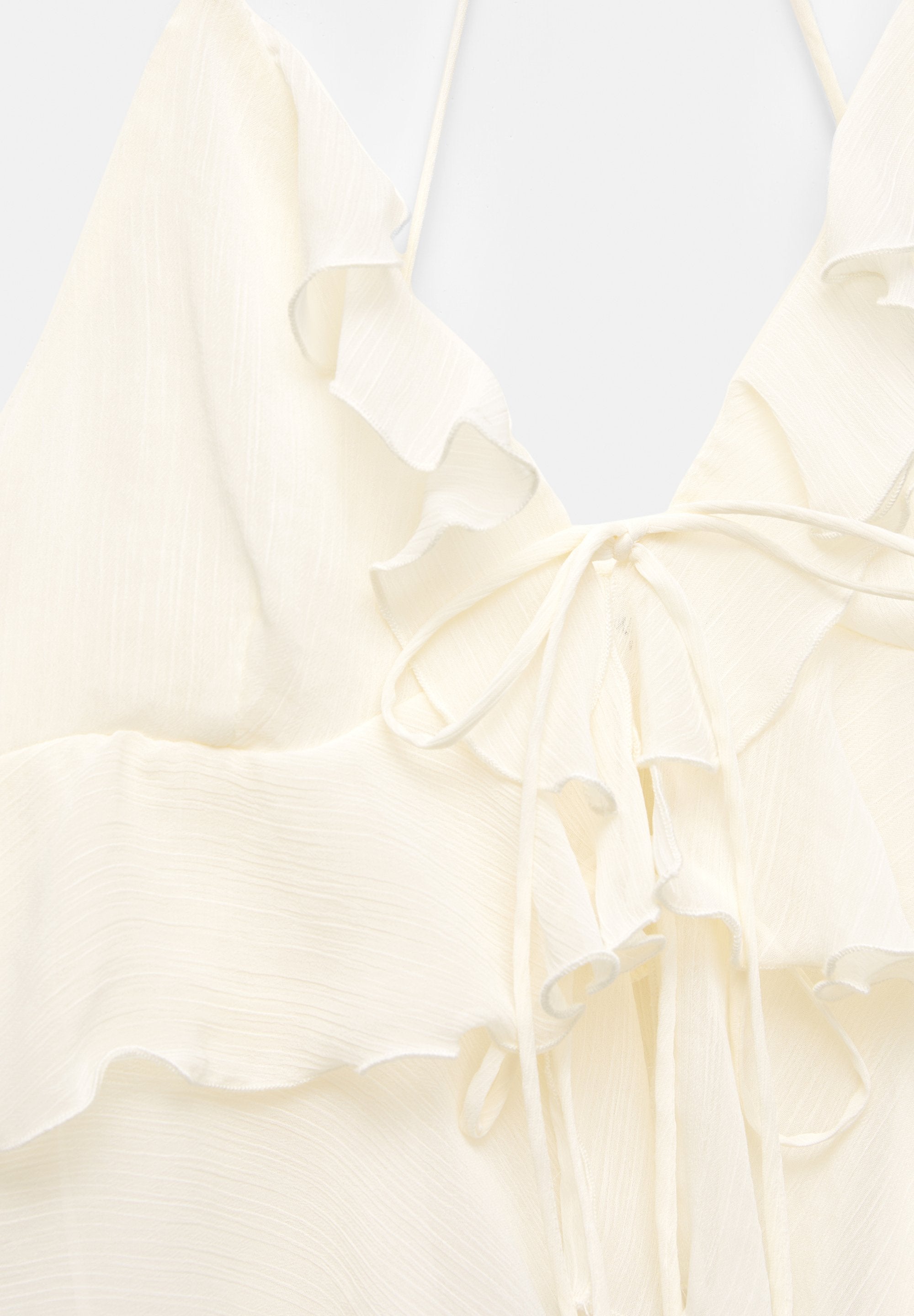 PULL&BEAR RUFFLED STRAPPY