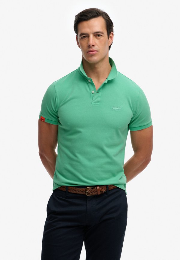 Superdry & Co SUPERDRY VINTAGE DESTROY POLO SHIRT.. - Polo shirt - spring bud green