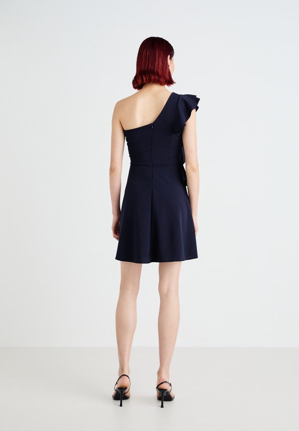 WAL G. ROSA ONE SHOULDER SKATER DRESS