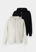 UNISEX 2PACK RELAXED FIT ZIP-UP HOODIE Media 1
