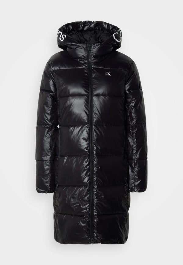 Calvin Klein Jeans SHINY LONG LOGO PUFFER