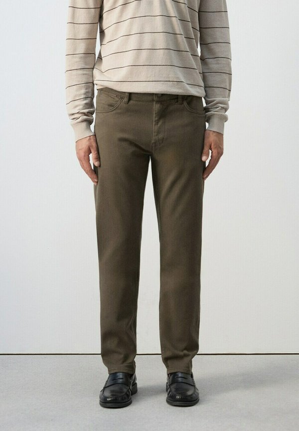 Mango Jeans Tapered Fit - khaki