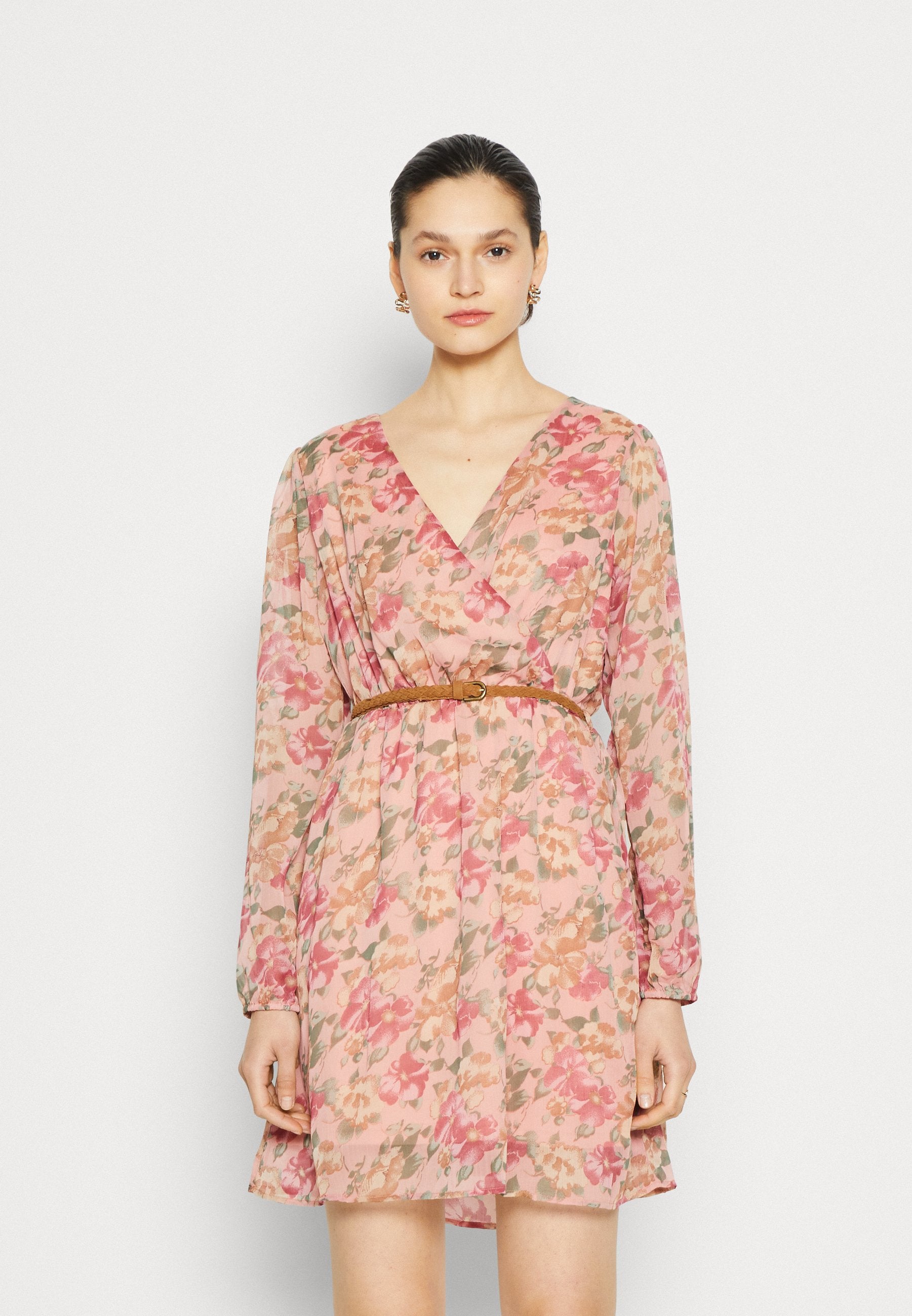 ONLY ONLMEDINA WRAP BELTED DRESS