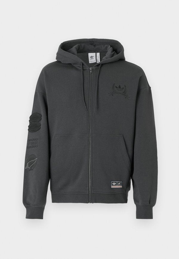adidas Originals FULL ZIP HOODIE - Zip-up sweatshirt - black