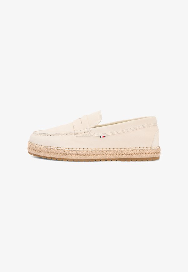 Tommy Hilfiger SUEDE FLEXIBLE SOLE ESPADRILLES - Espadrilles - classic beige