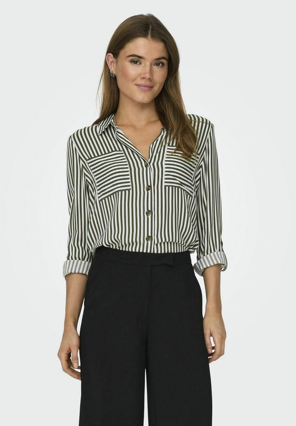 ONLY ONLYASMIN - Button-down blouse - grape leaf