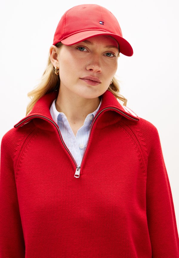 Tommy Hilfiger HILFIGER FLAG SOFT BASEBALL CAP - Cap - primary red