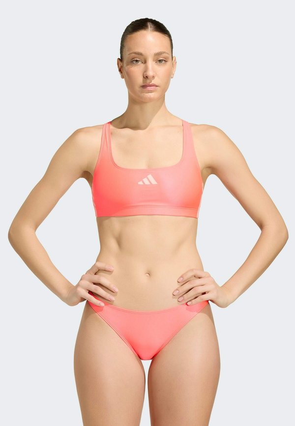 adidas Performance ADIDAS PERFORMANCE 3-STRIPES V-BACK BIKINI SET - Bikini - solar turbo   frozen turbo