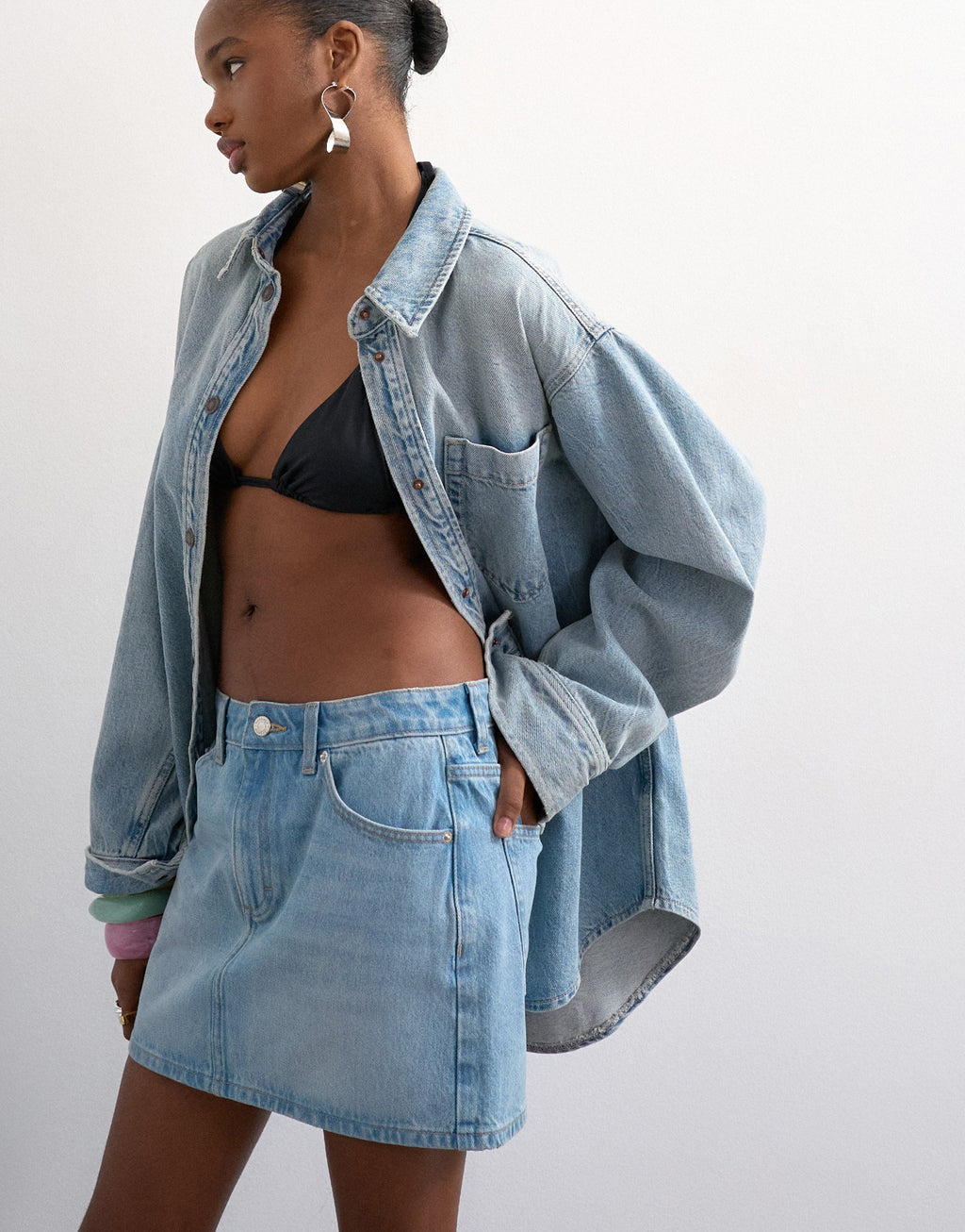 Topshop TSSILJE High rise Mini