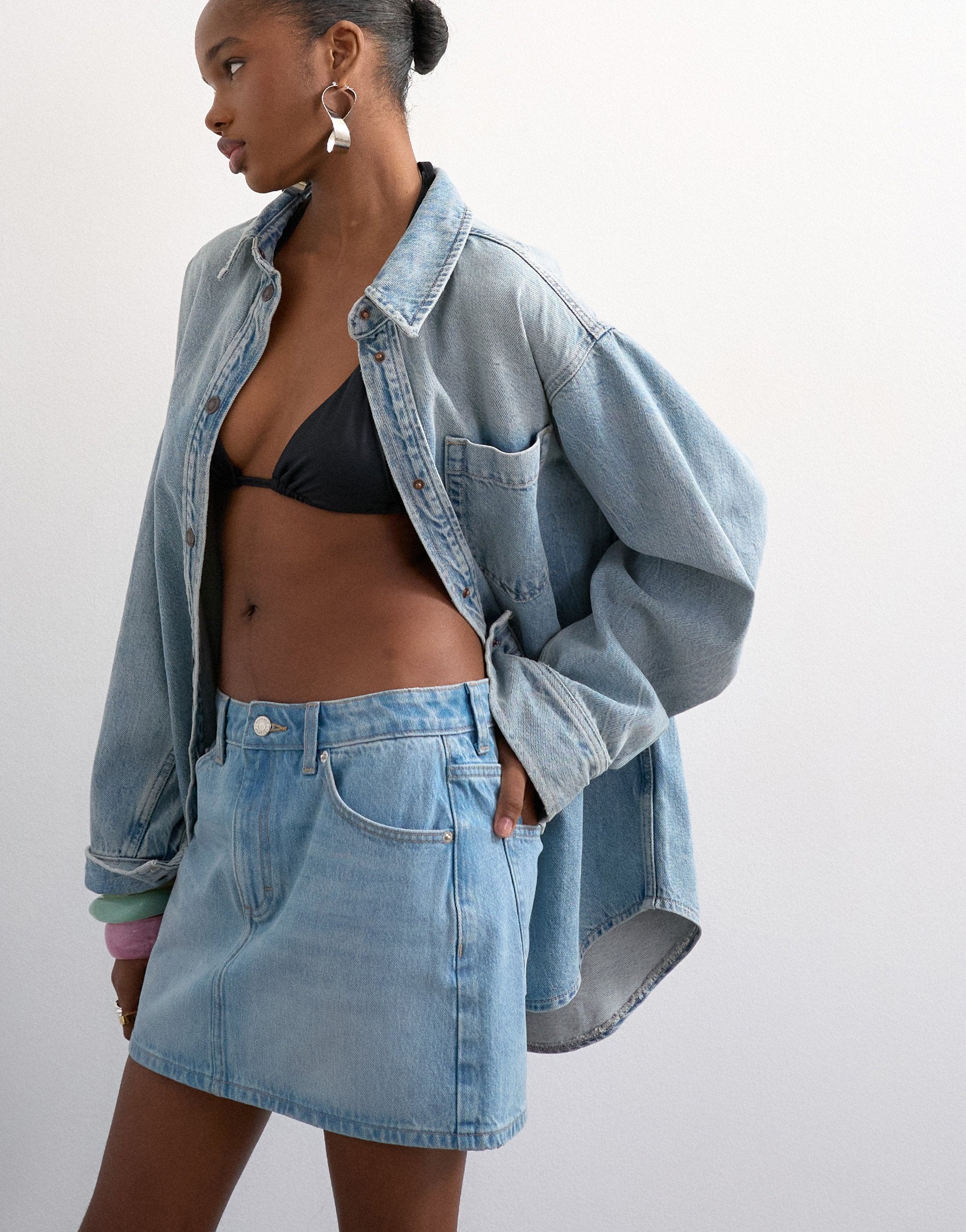 Topshop TSSILJE High rise Mini