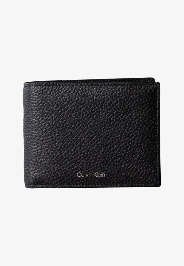 Calvin Klein FOIL EMBOSS TRIFOLD CARD - Wallet - black