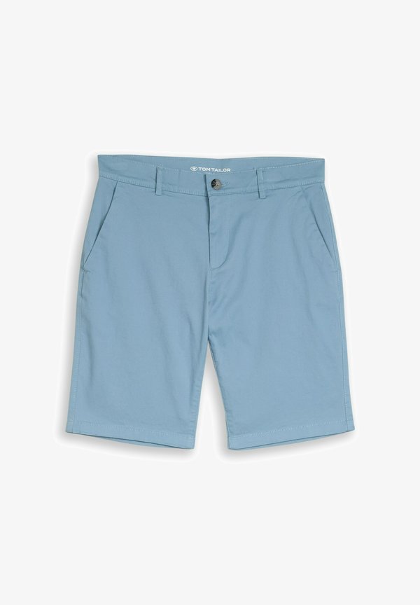 TOM TAILOR TTSLIM CHINO SHORTS - Shorts - mountain spring blue