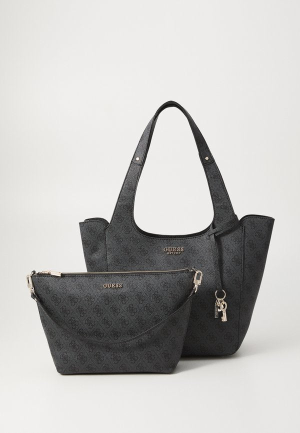 Guess CALISTA TOTE - Handbag - coal logo