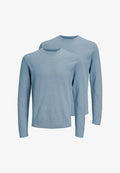 Jack & Jones 2 PACK - Jumper - ashley blue