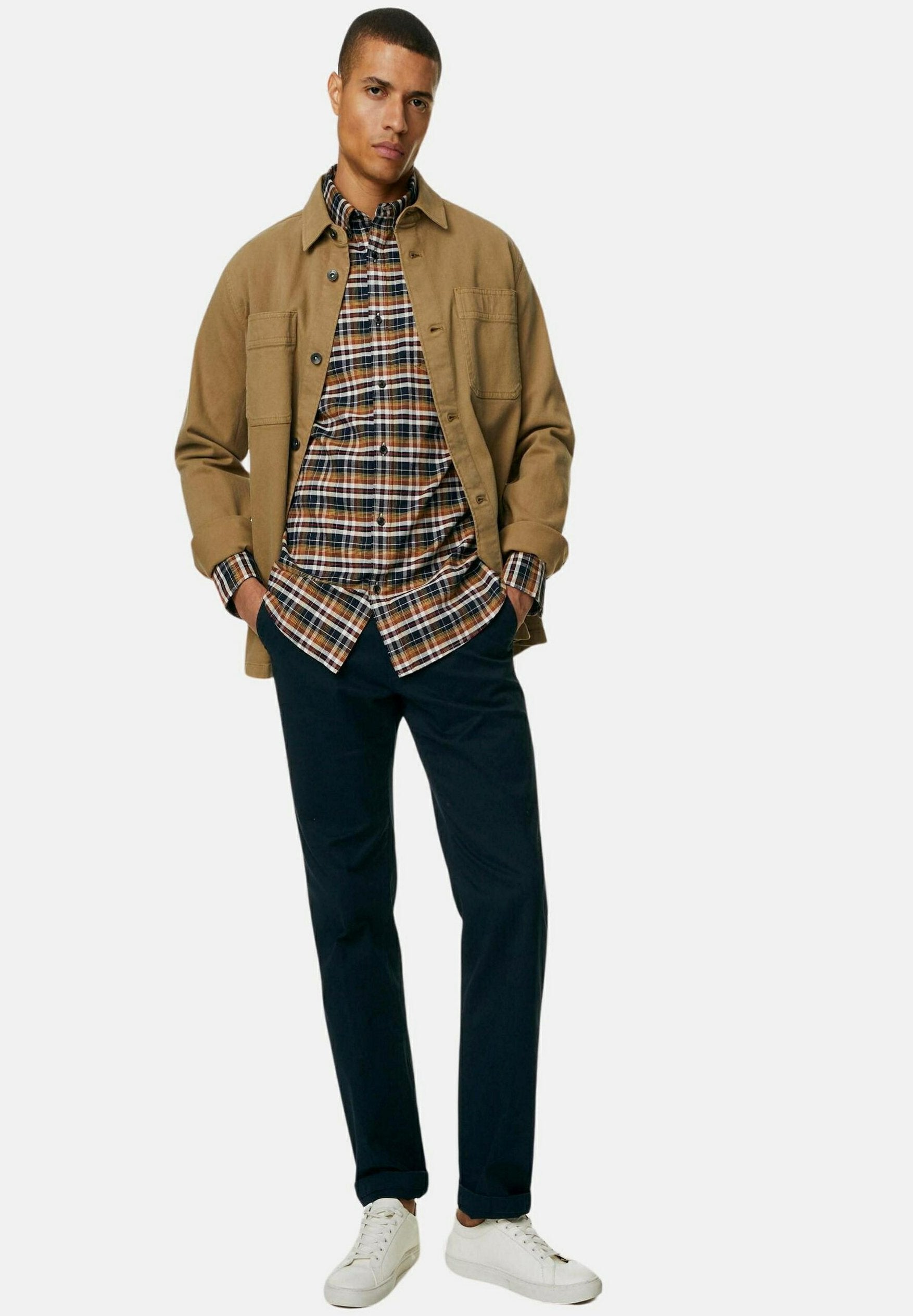 Marks & Spencer EASY IRON CHECK OXFORD
