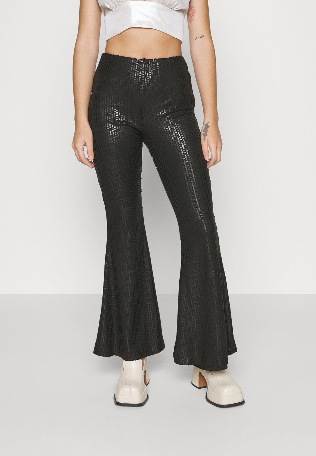 Glamorous Petite SEQUIN FLARES