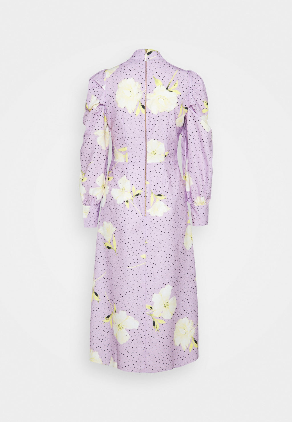 Closet PUFF SLEEVE MIDI DRESS