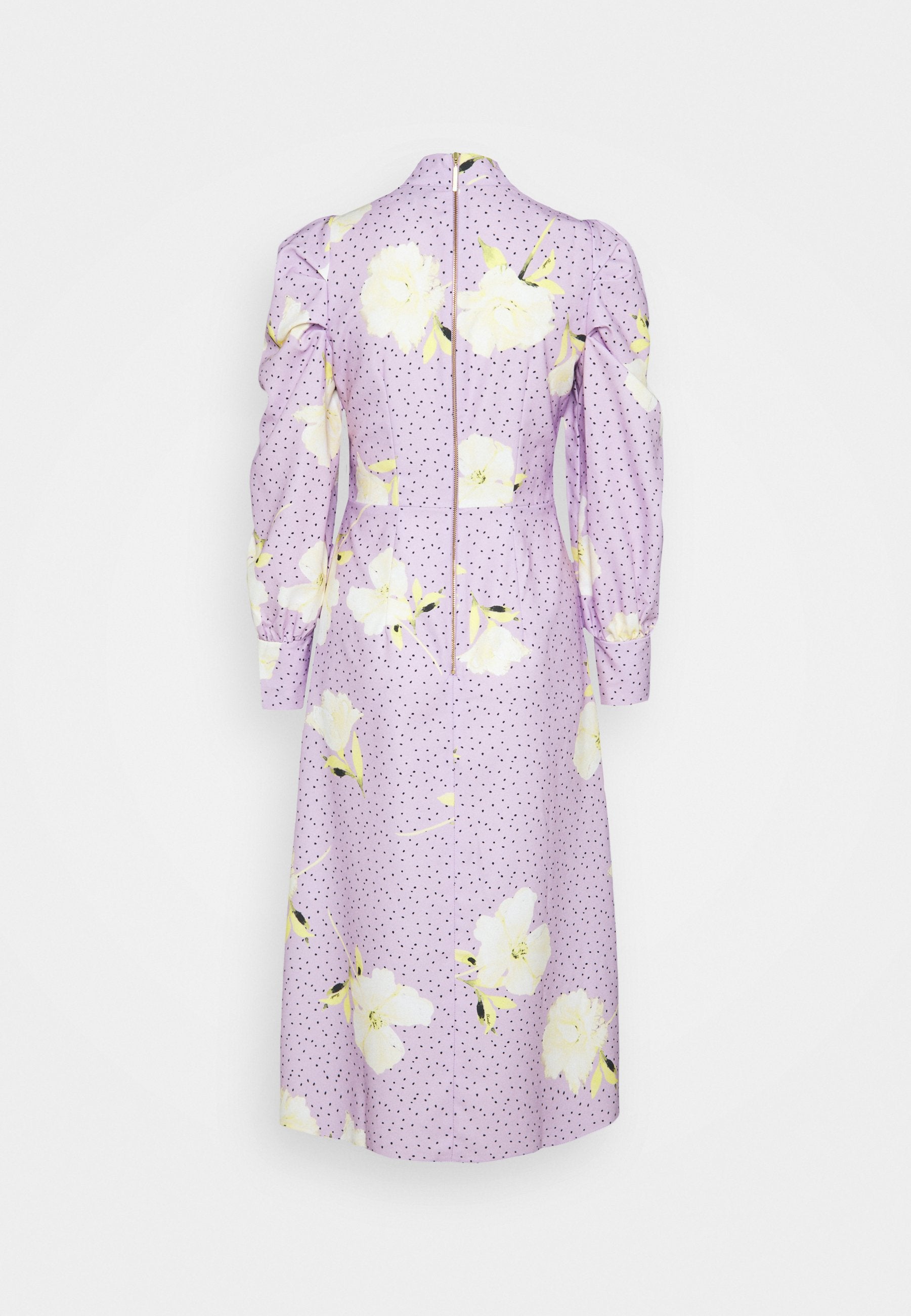 Closet PUFF SLEEVE MIDI DRESS