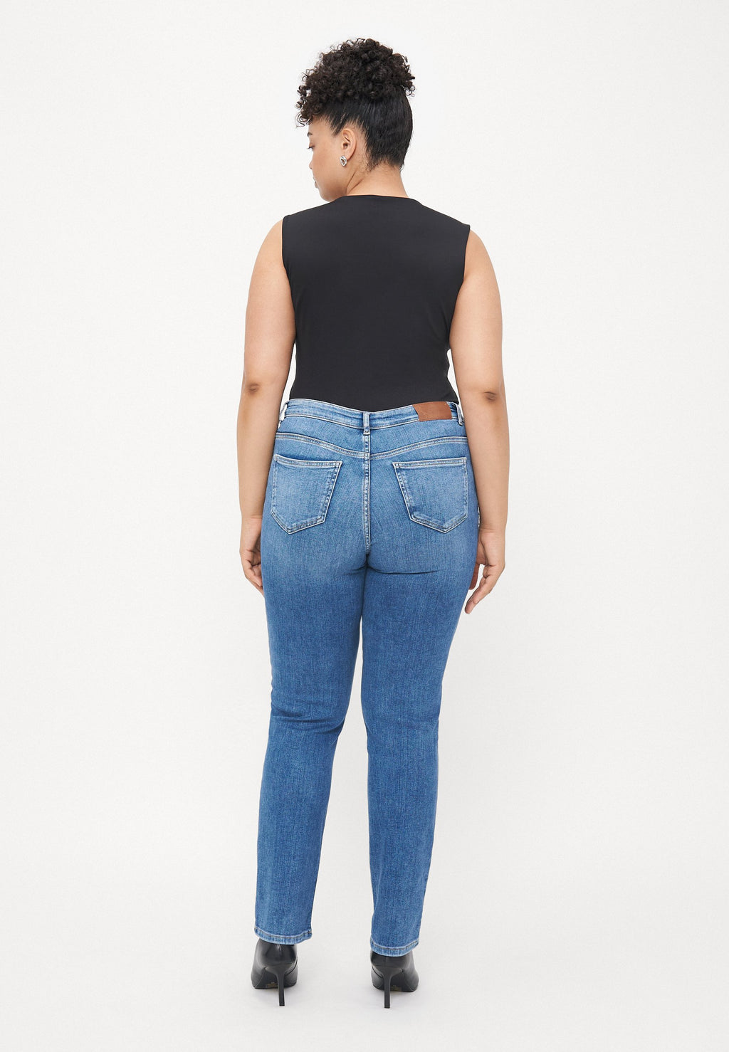 Slim fit CARSUI Mid waist Media 4