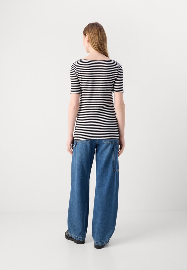 Marc O'Polo SHORT SLEEVE BOAT NECK STRIPED
