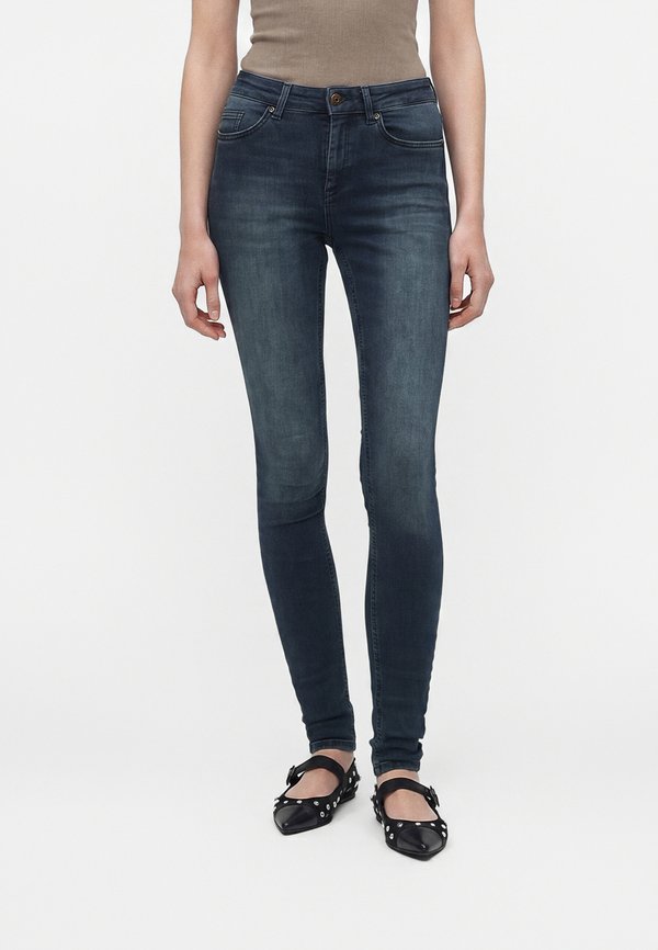 ONLY Skinny fit ONLBLUSH Mid waist - Jeans Skinny Fit - blue black denim