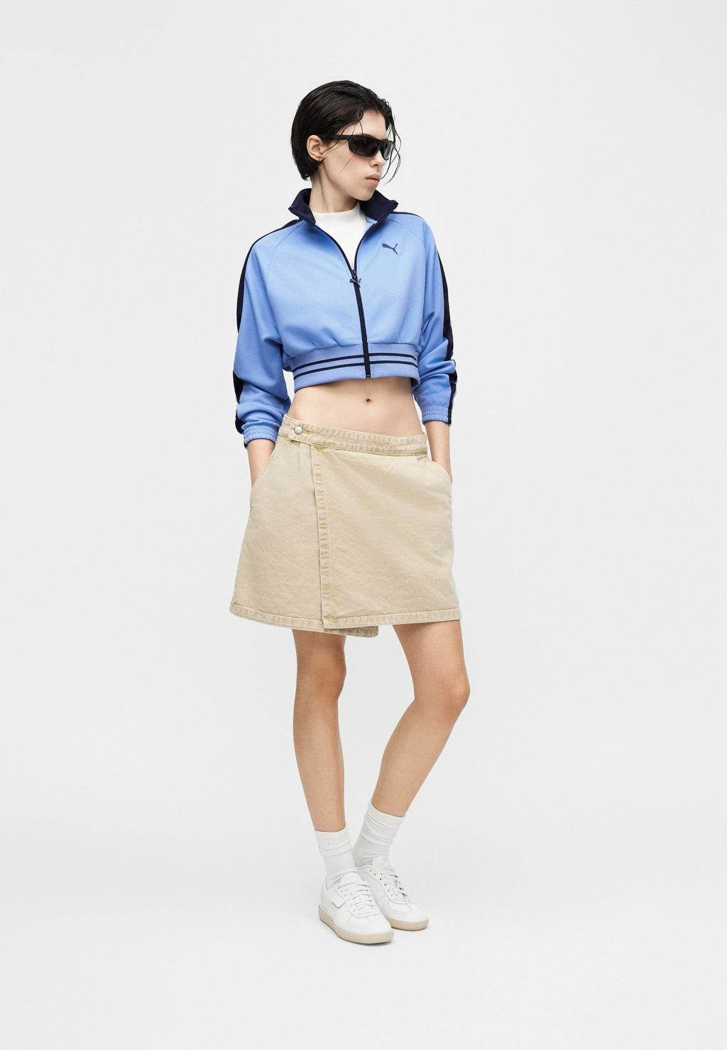 Puma RELAXED CROPPED TRACK JACKET