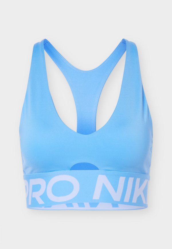 Nike Performance SCULPT BRA - Medium support sports bra - university blue/hydrogen blue/white
