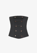 Bershka Top - dark grey