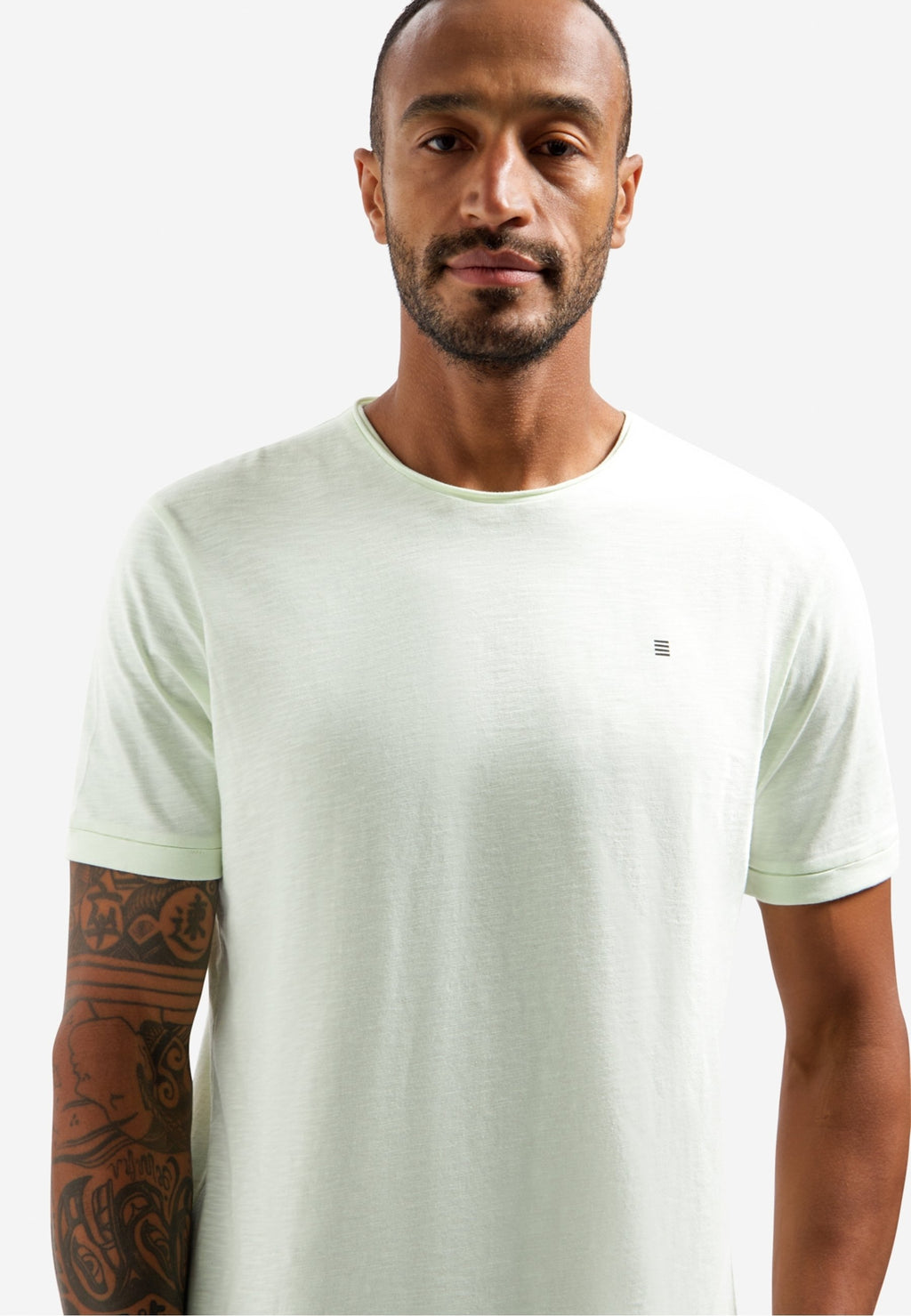 NO EXCESS SLUB WITH ROUND NECK